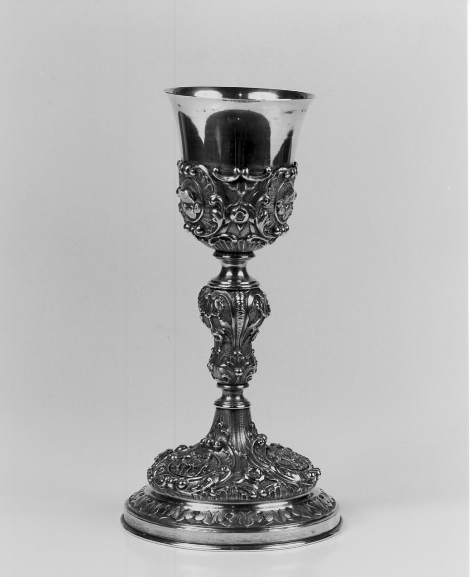 calice, opera isolata - manifattura lombarda (seconda metà, prima metà sec. XVIII, sec. XIX)