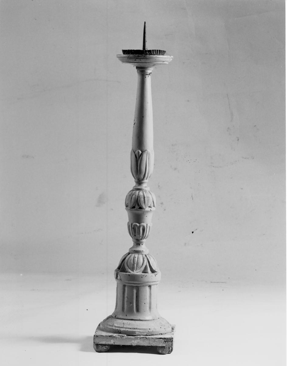 candelabro, serie - manifattura cremonese (prima metà sec. XIX)