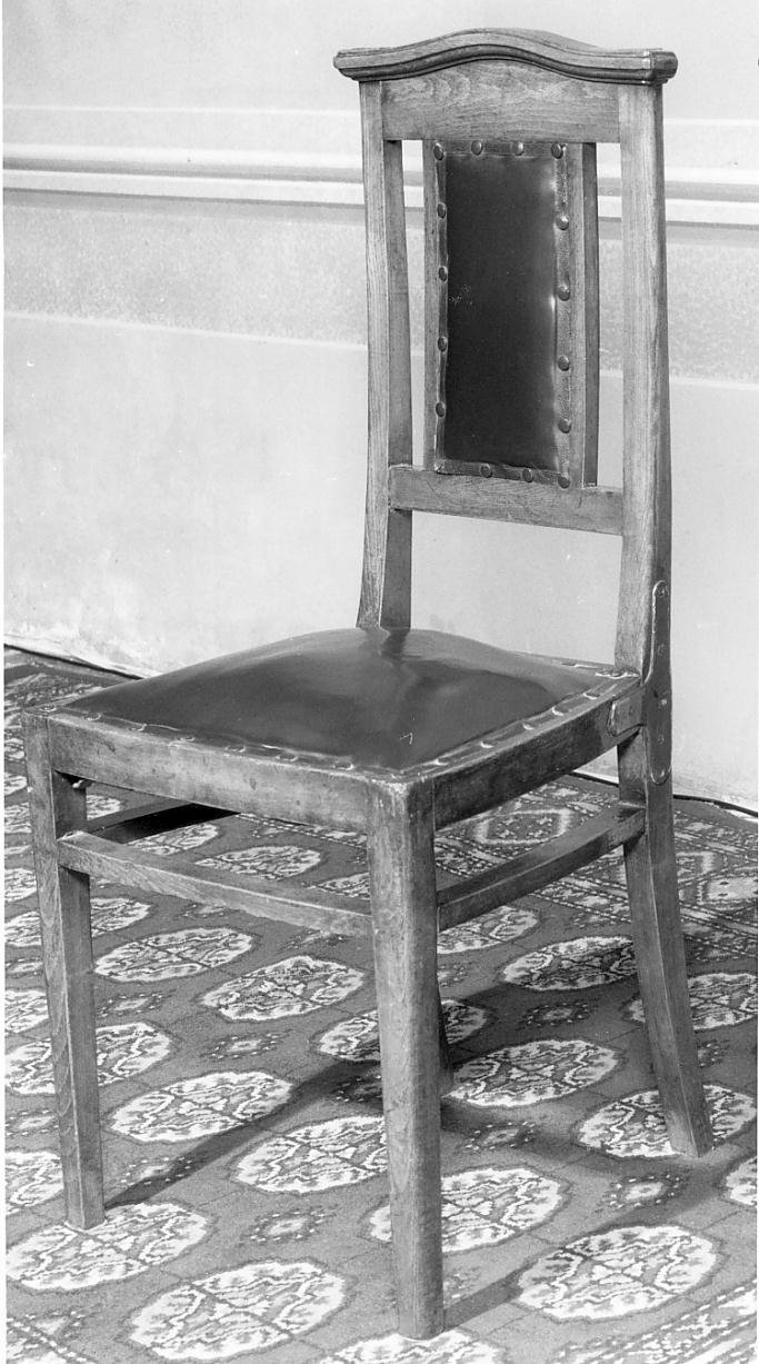 sedia - ambito mantovano (primo quarto sec. XX)