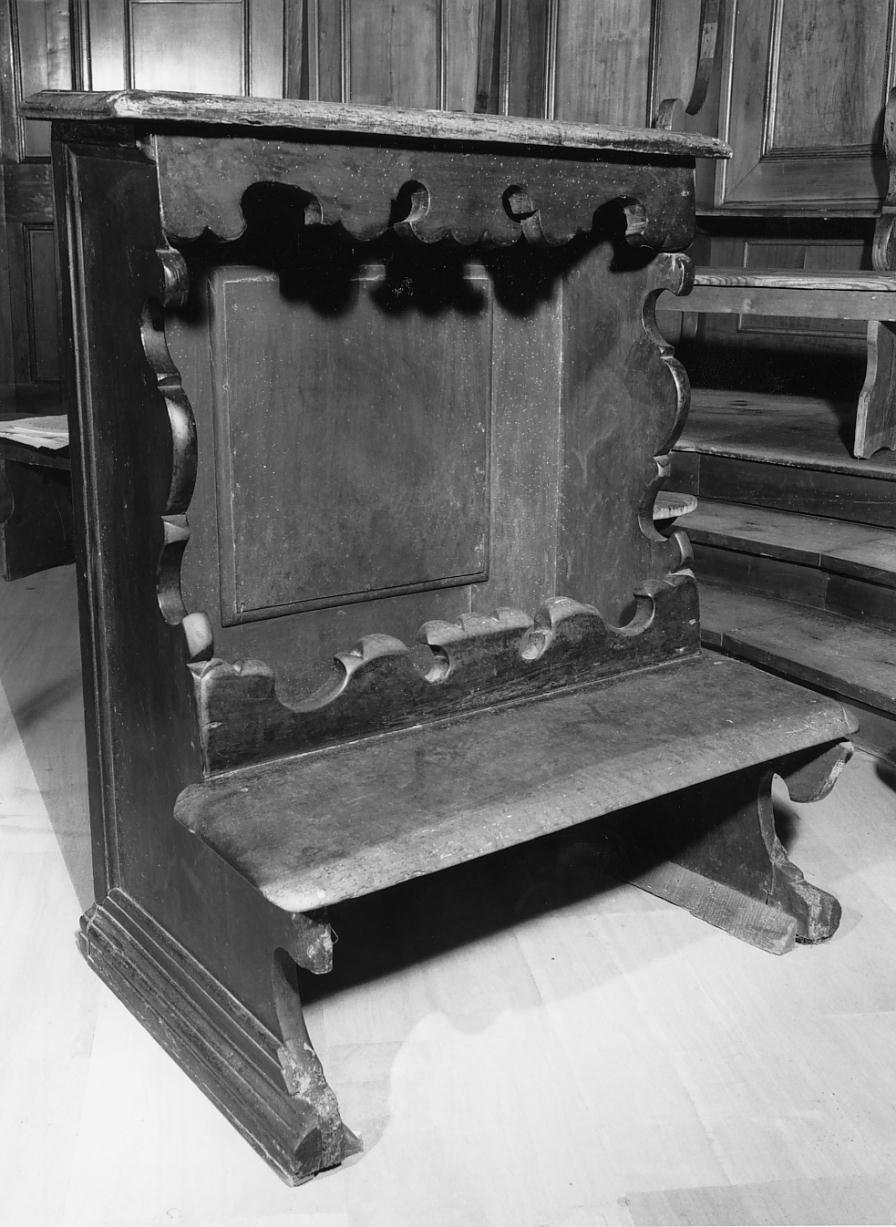 inginocchiatoio - ambito mantovano (seconda metà sec. XVIII)