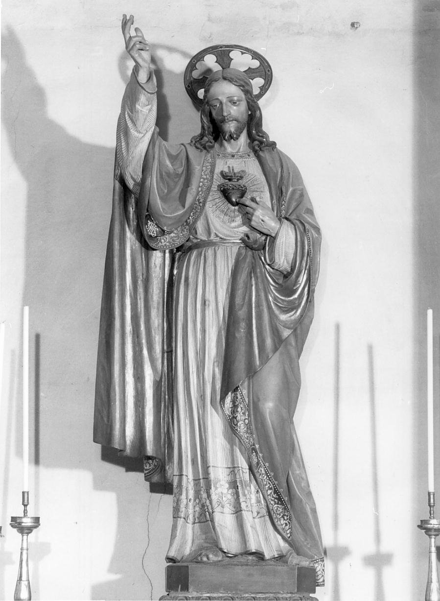 Sacro cuore di Gesu' (statua) - ambito mantovano (secondo quarto sec. XX)