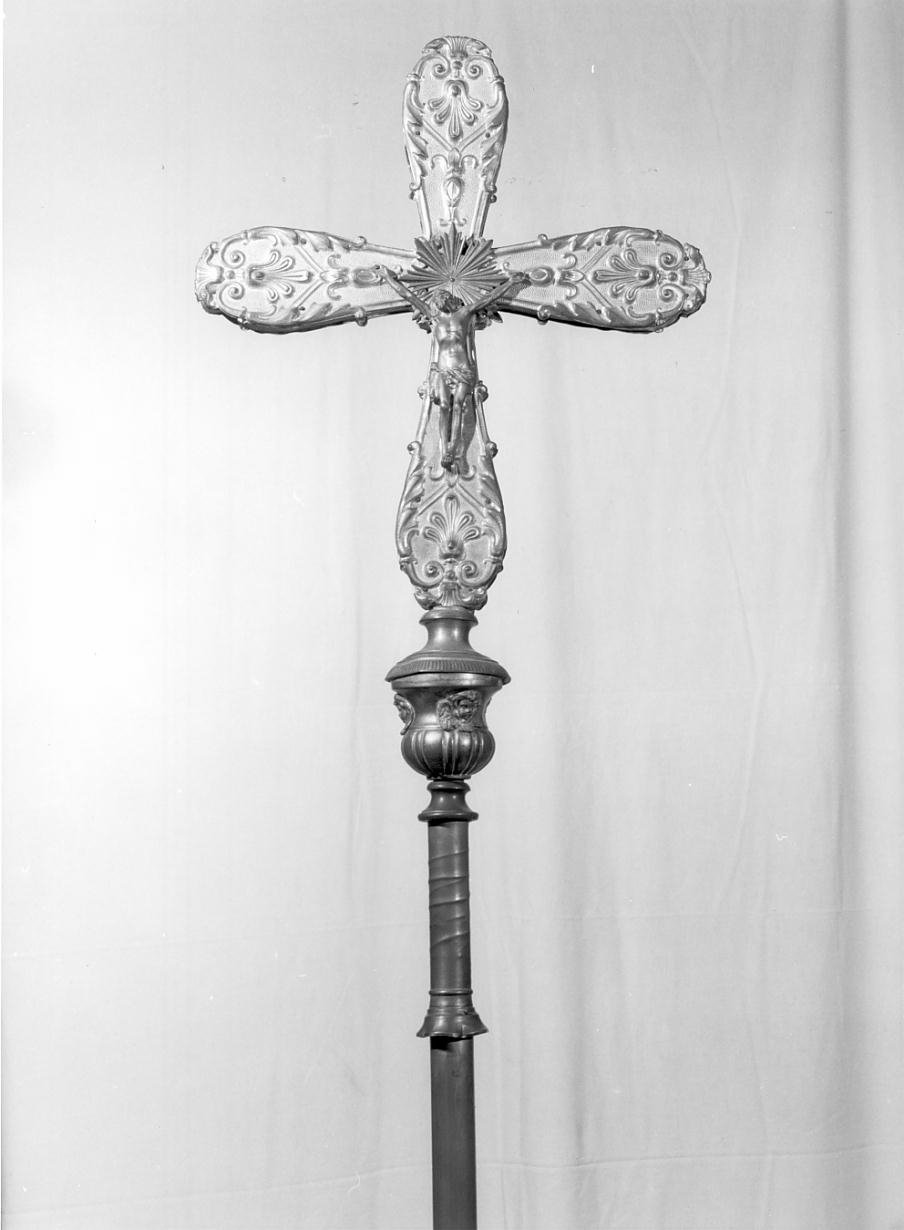 croce processionale - ambito mantovano (seconda metà sec. XIX)