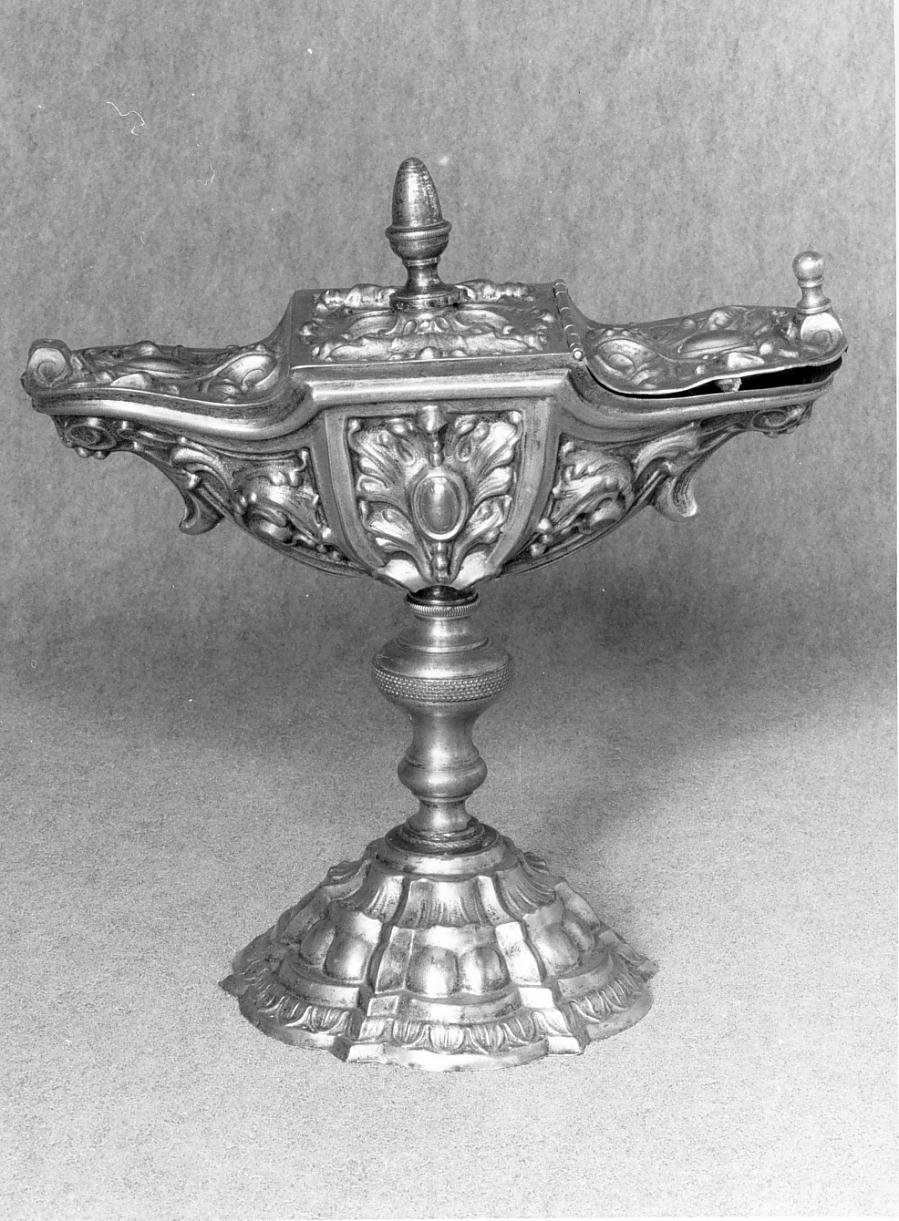 navicella portaincenso - ambito mantovano (prima metà sec. XIX)