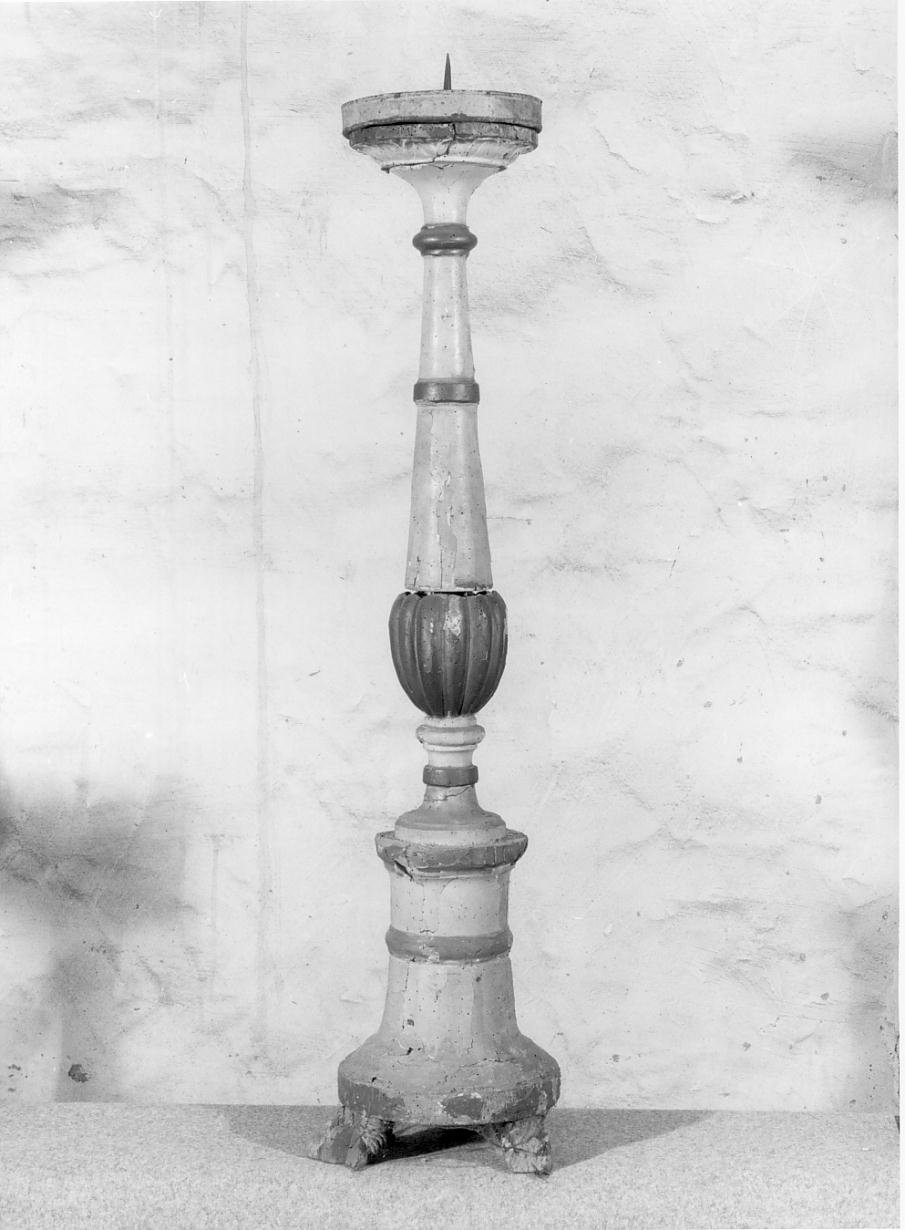 candeliere d'altare - ambito mantovano (sec. XIX)