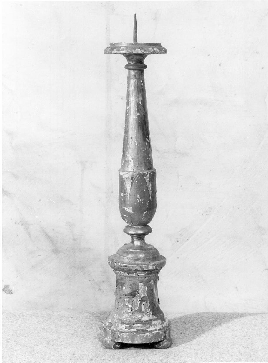 candeliere d'altare - ambito mantovano (sec. XIX)