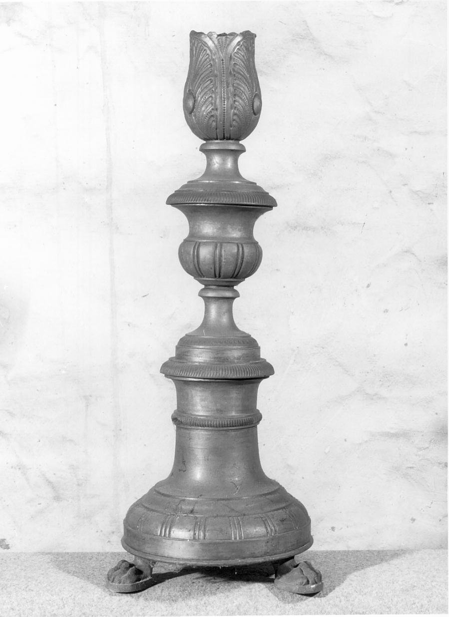 candeliere d'altare - ambito mantovano (sec. XIX)