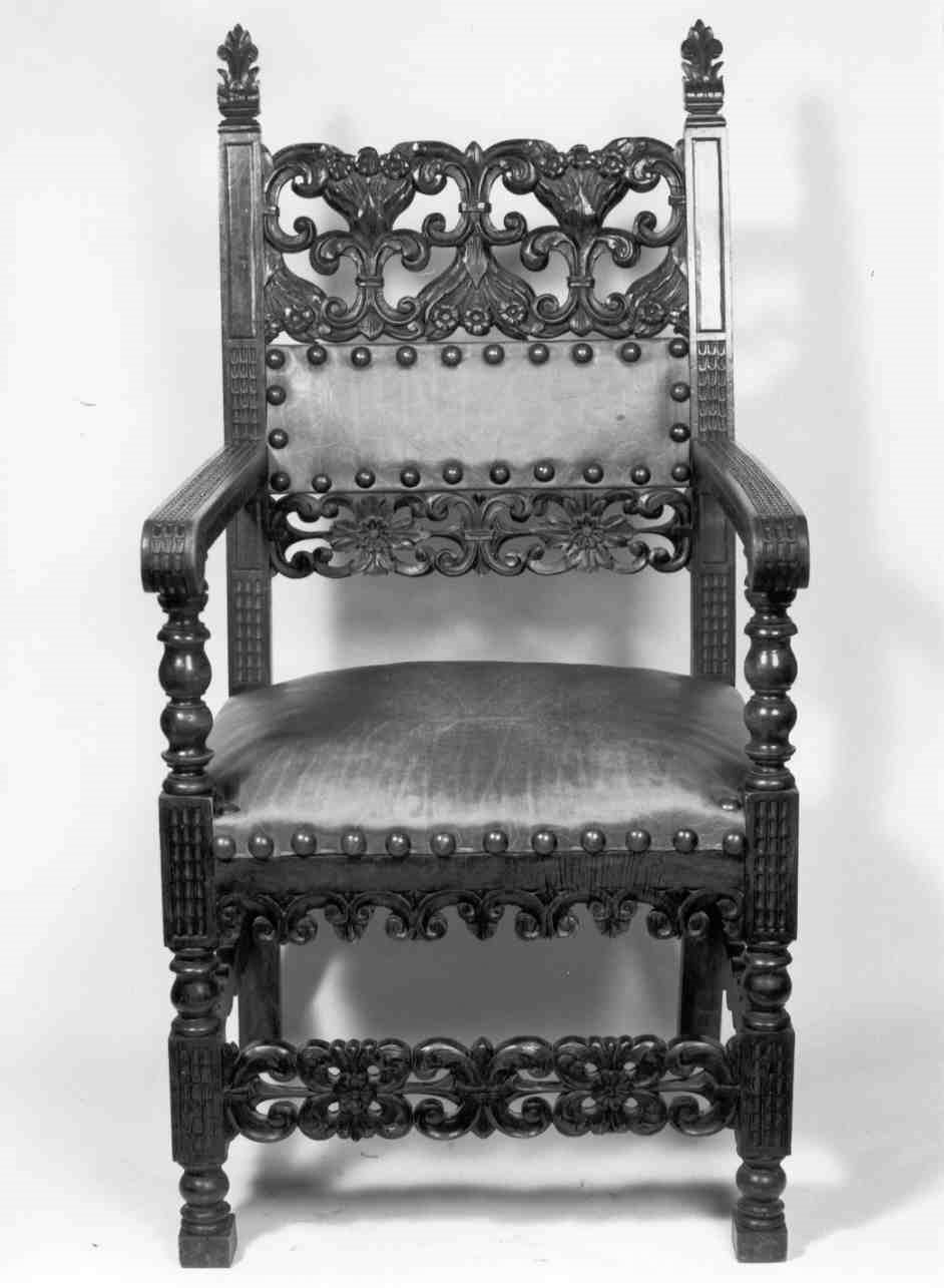 poltrona, insieme - ambito bresciano (sec. XX)