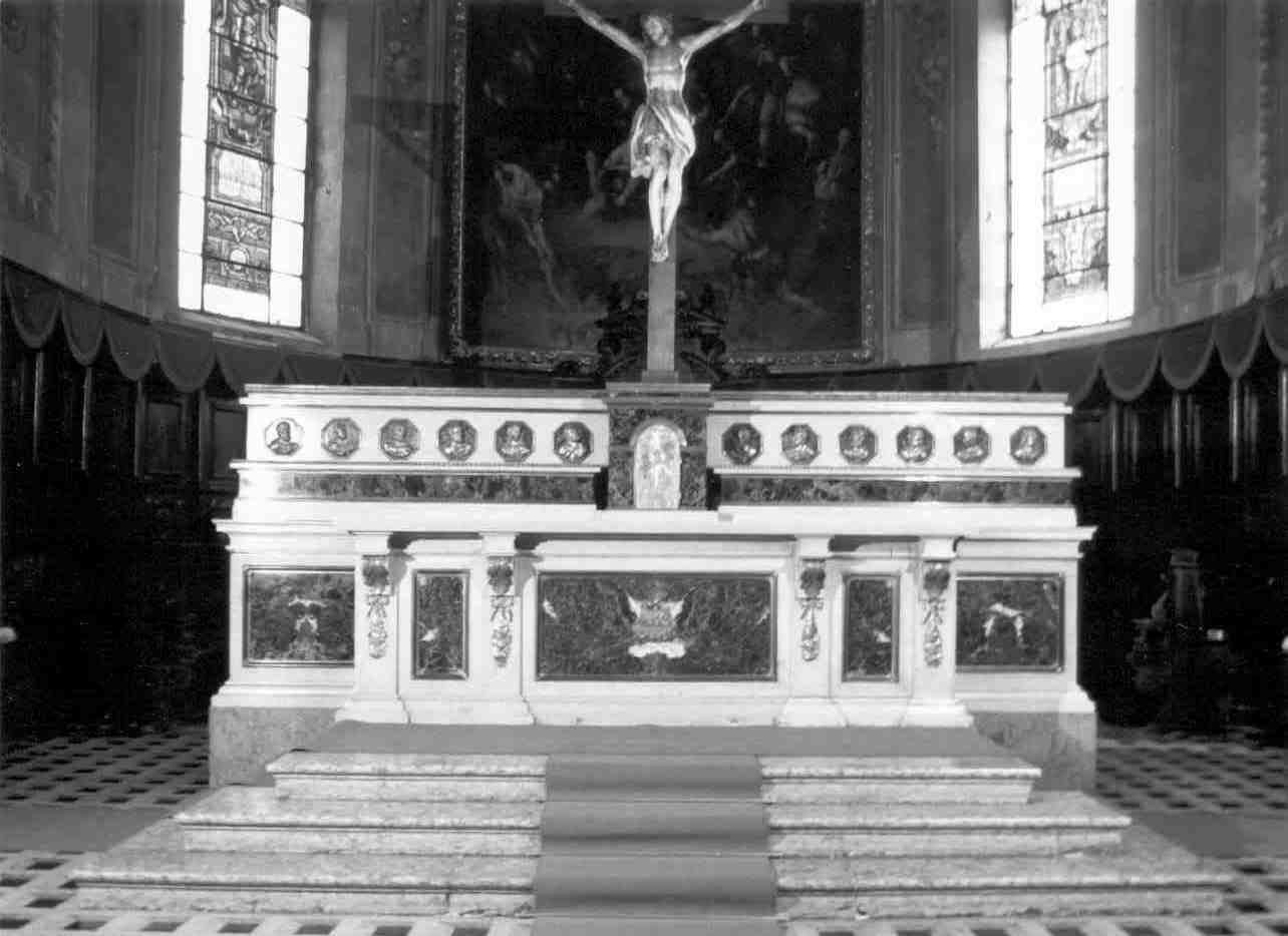 altare maggiore, opera isolata di Tagliani Luciano (sec. XIX)