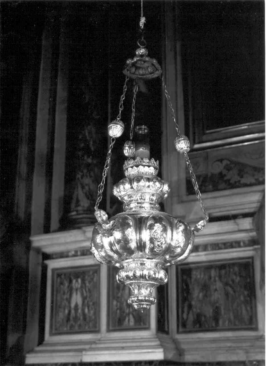 lampada pensile, opera isolata di Astolfi Pietro (sec. XVIII)