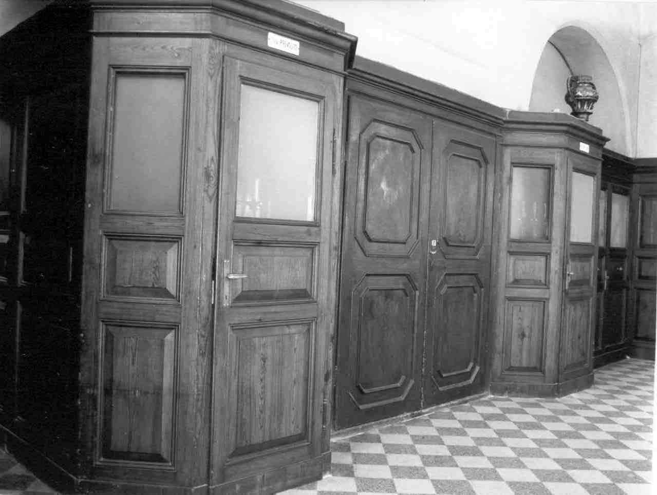 armadio, coppia - ambito bresciano (fine/inizio secc. XIX/ XX)