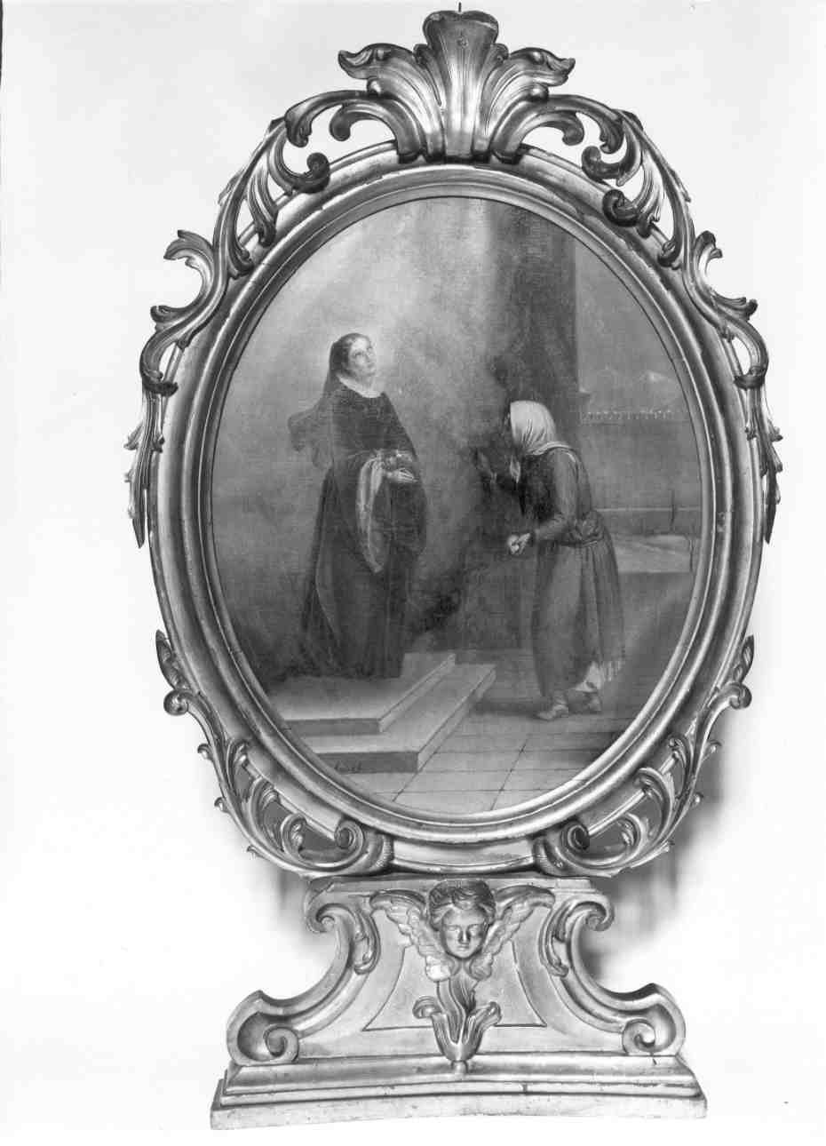 Elemosina della Beata Paola Gambara (dipinto, opera isolata) di Mondini G (secondo quarto sec. XIX)