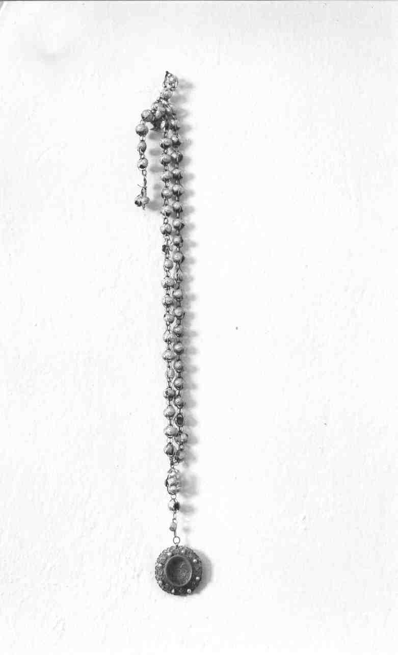 corona del rosario, opera isolata - produzione lombarda (primo quarto sec. XX)
