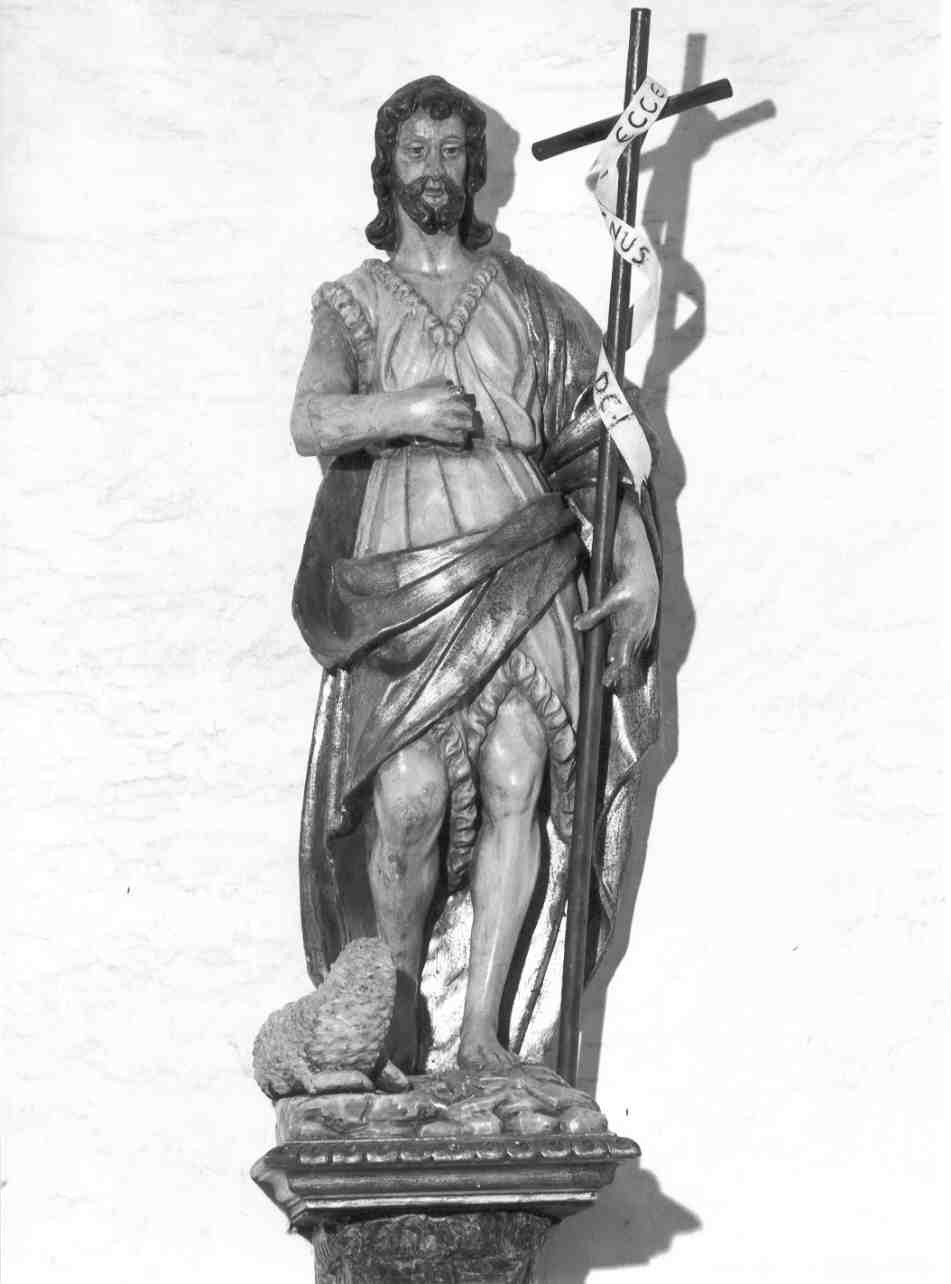 San Giovanni Battista (statua, opera isolata) - ambito mantovano (seconda metà sec. XIX)