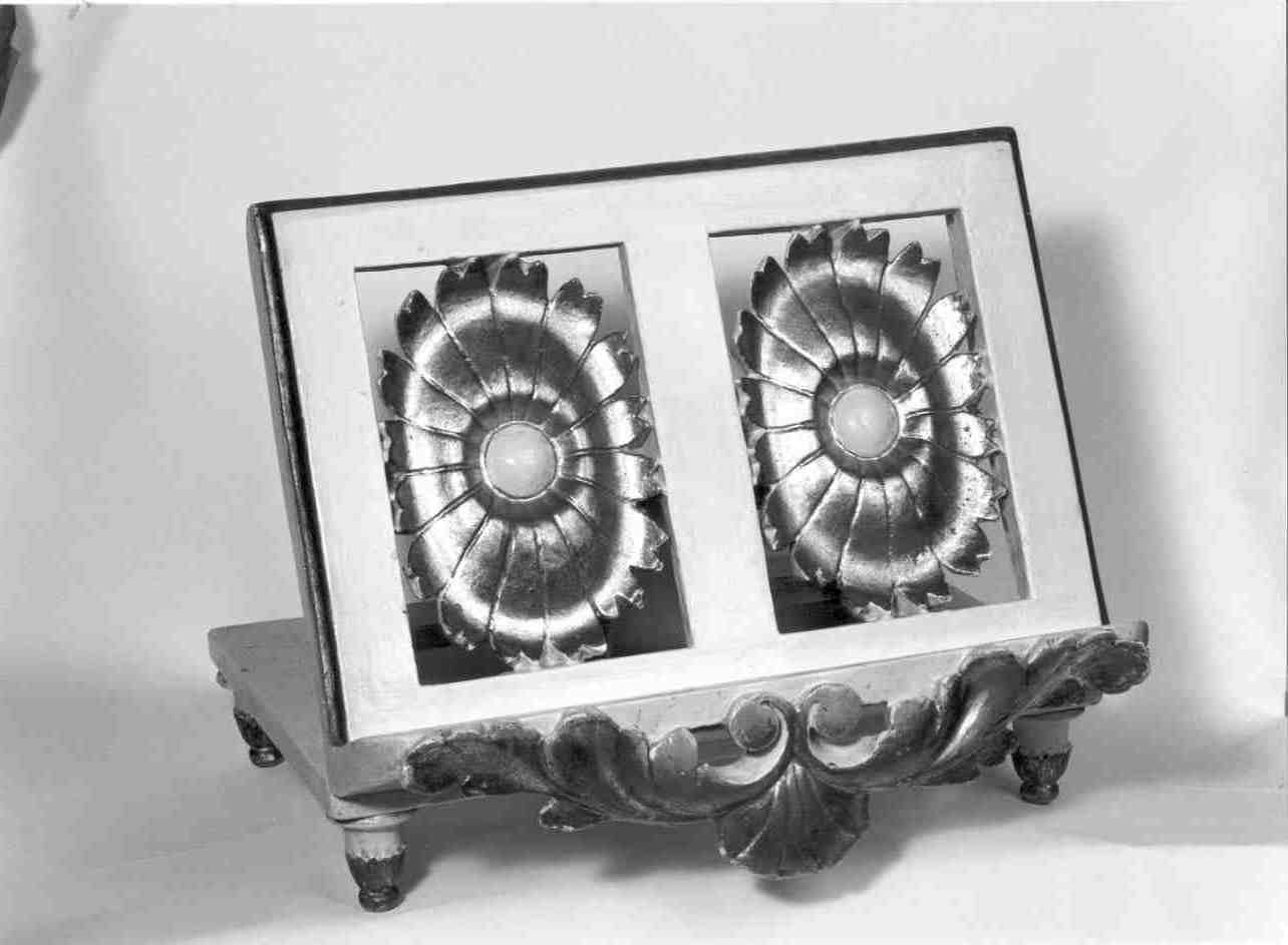 leggio da tavolo, opera isolata - ambito mantovano (seconda metà sec. XIX)