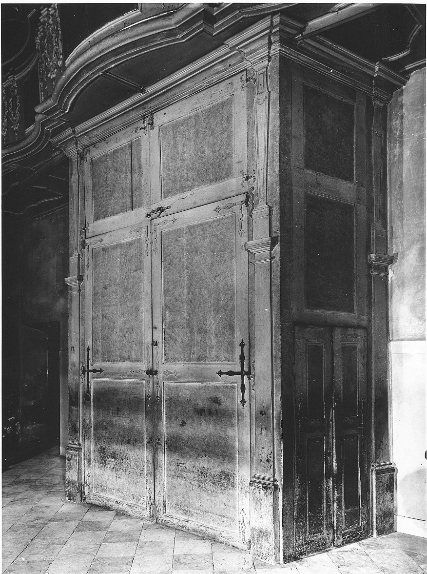 bussola d'ingresso, opera isolata - ambito italiano (sec. XVIII)