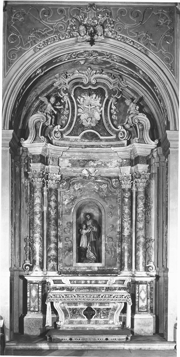 altare - a edicola, opera isolata - ambito Italia settentrionale (sec. XVIII)