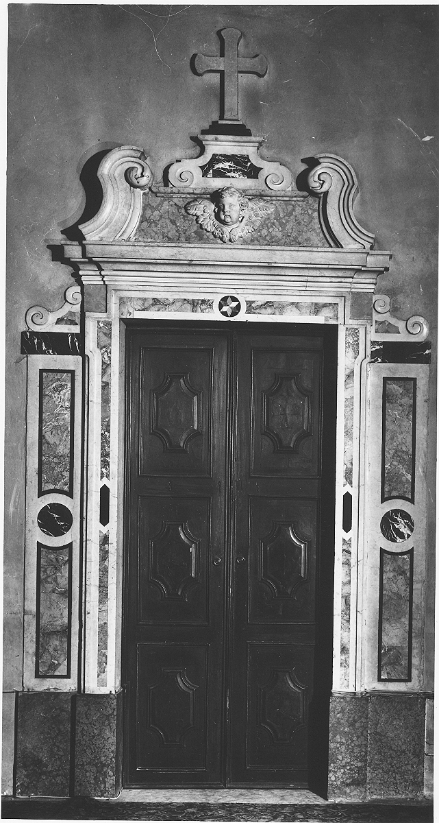 portale, coppia - ambito italiano (sec. XVIII)