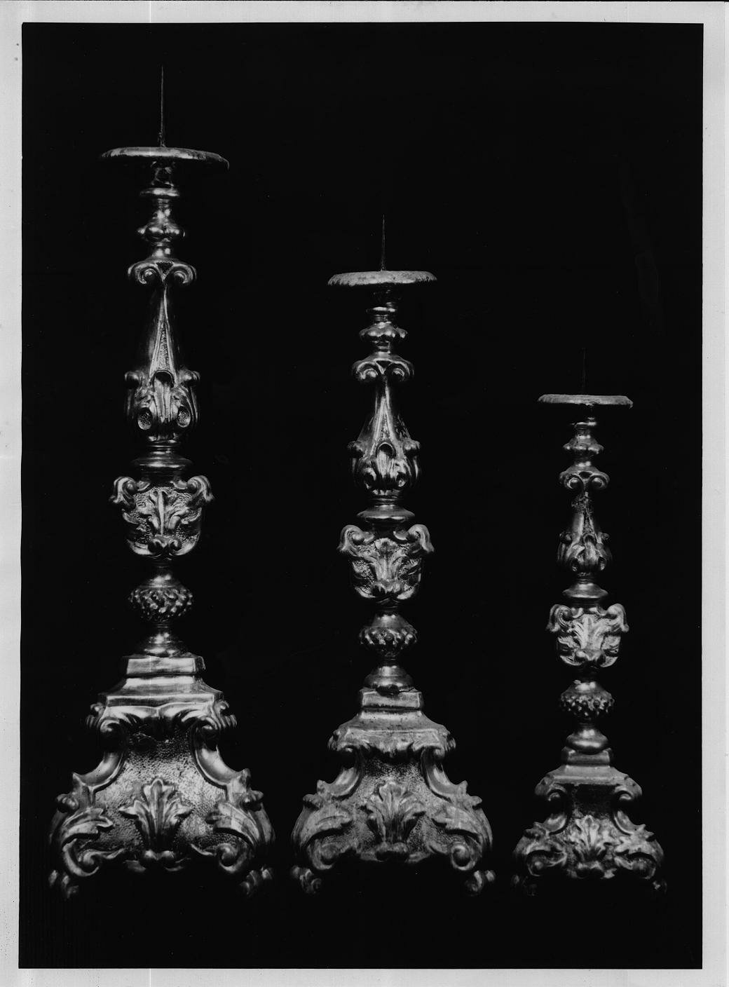 candeliere, serie - ambito italiano (sec. XVIII)