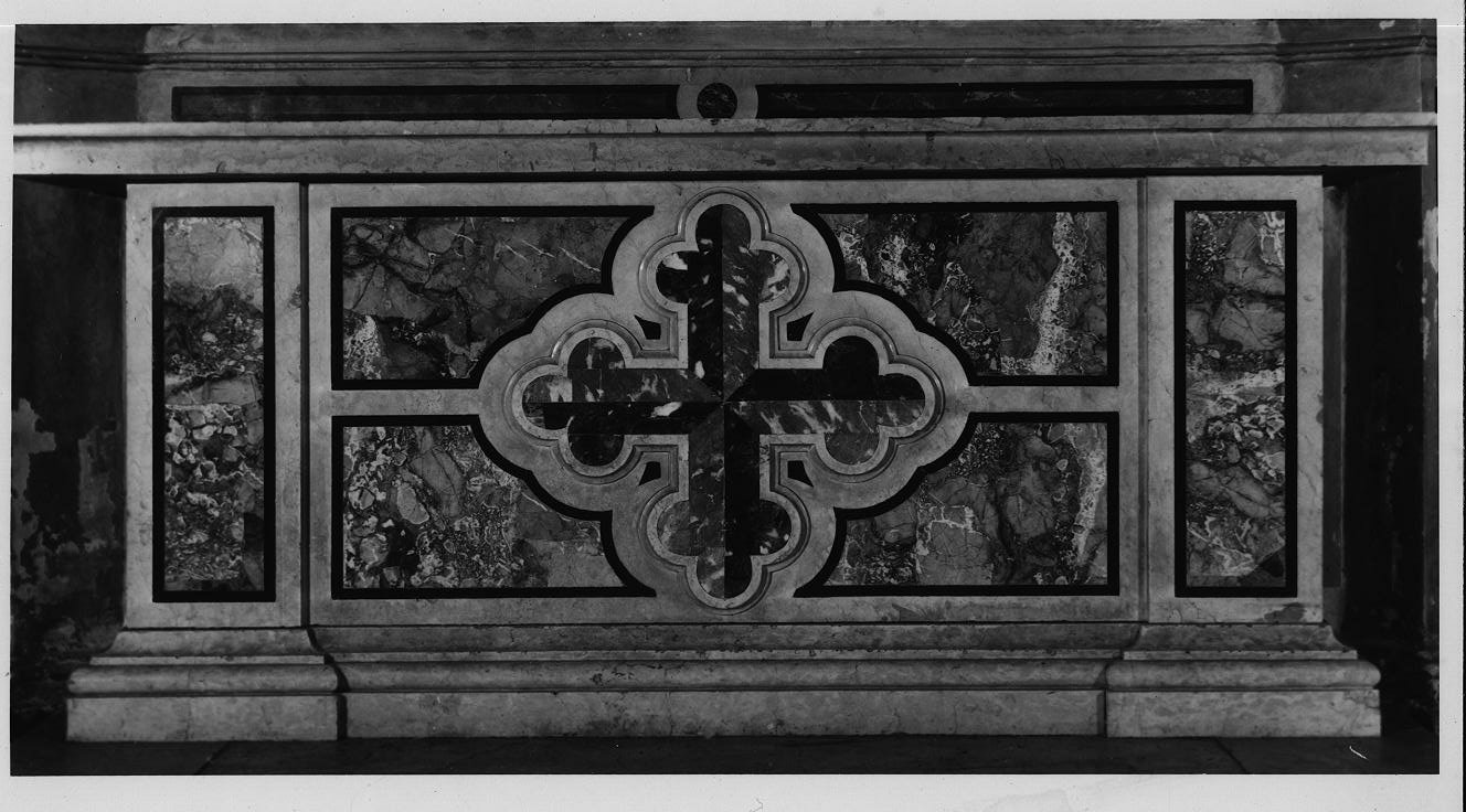 paliotto, opera isolata - ambito italiano (sec. XVII)