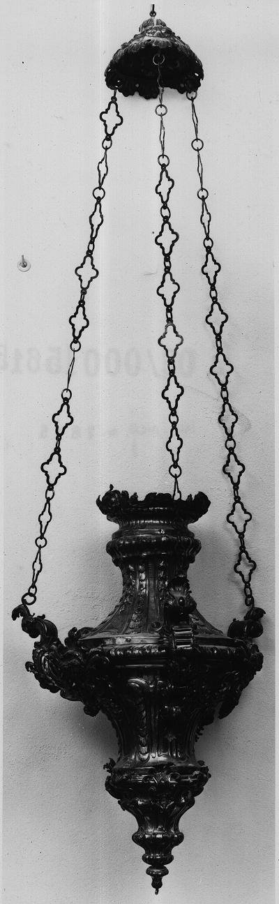 lampada, coppia - ambito italiano (sec. XVIII)