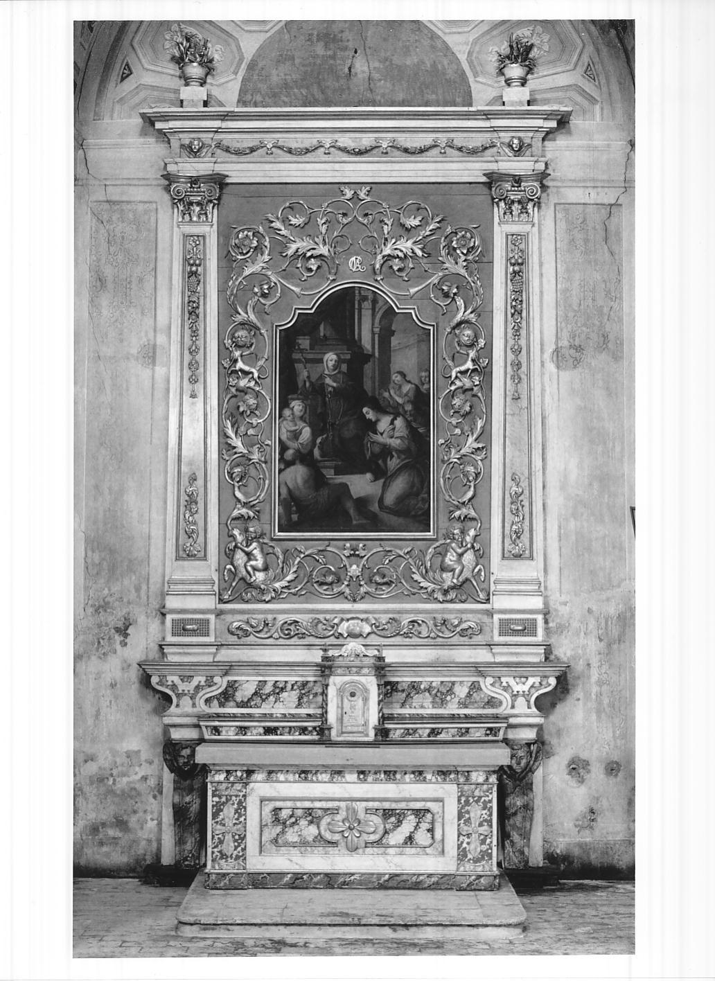 altare - a edicola, insieme di Zambelli A (sec. XIX)