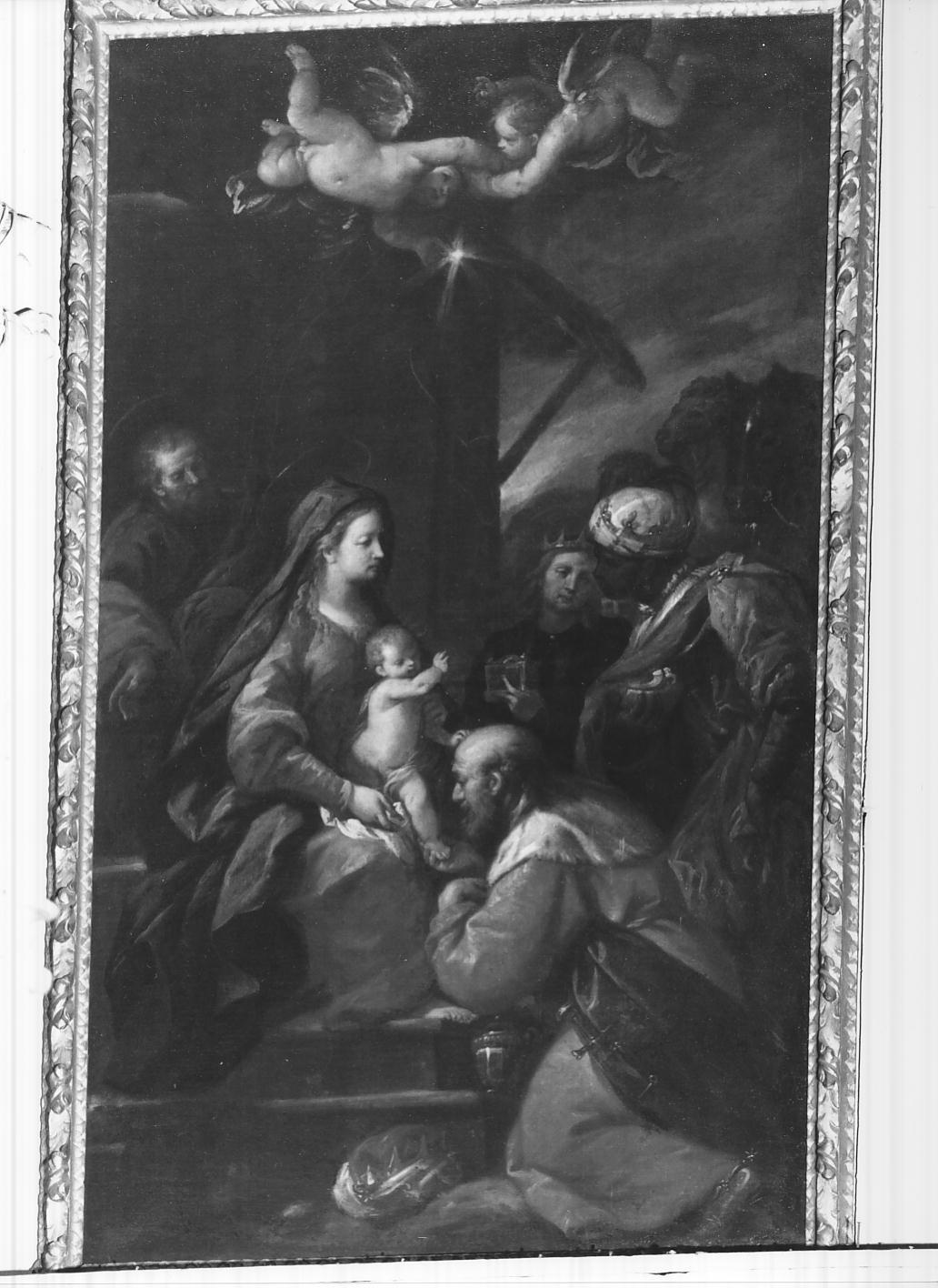 adorazione dei Re Magi (dipinto, elemento d'insieme) di Nuvolone Giuseppe (sec. XVII)