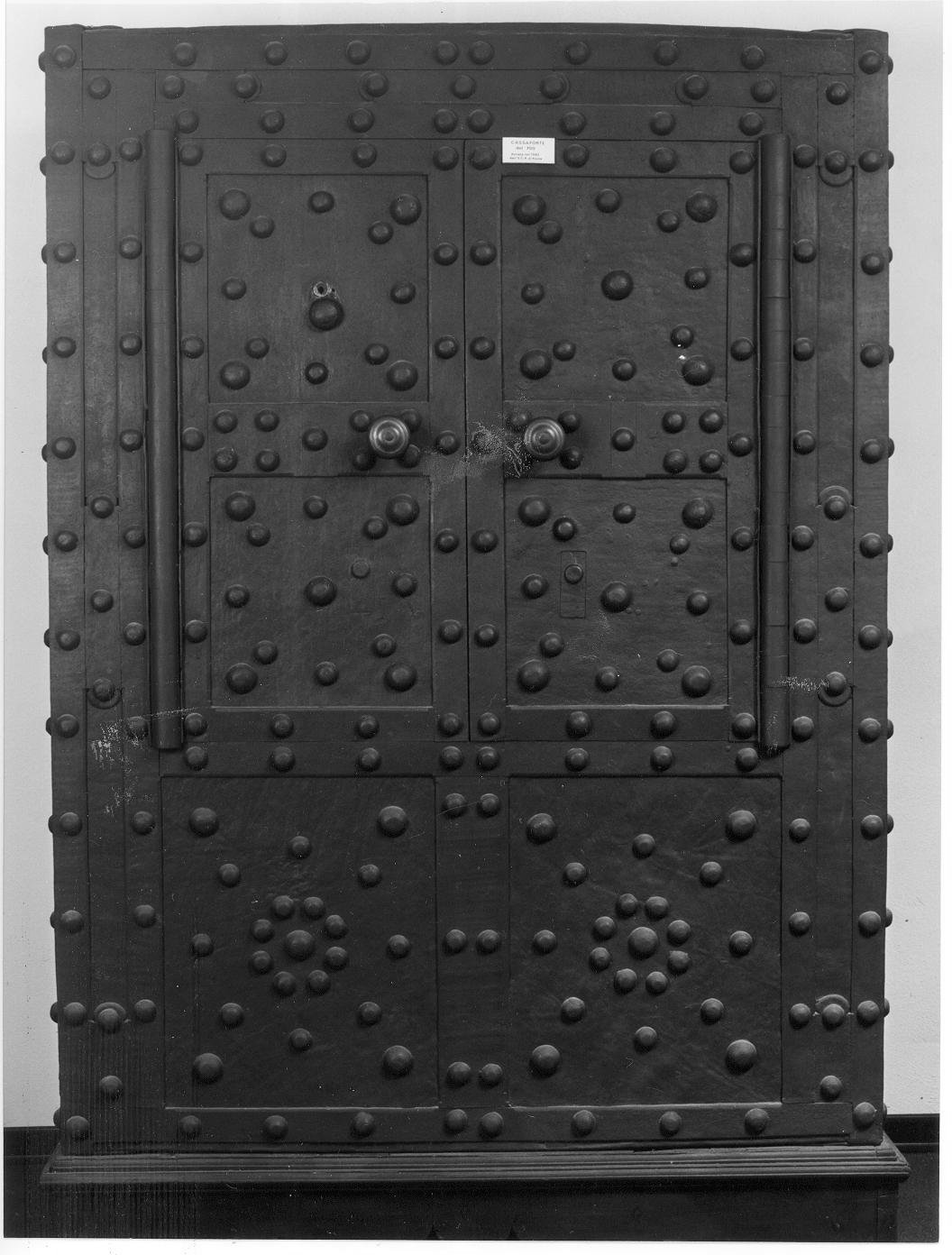 cassaforte, opera isolata - ambito italiano (secc. XVIII/ XIX)