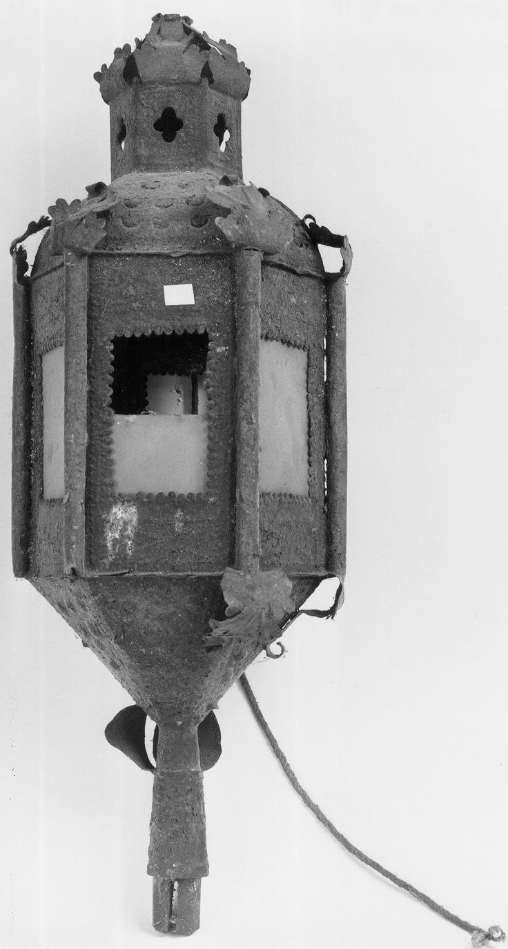 lanterna processionale, opera isolata - ambito italiano (fine/inizio secc. XVIII/ XIX)