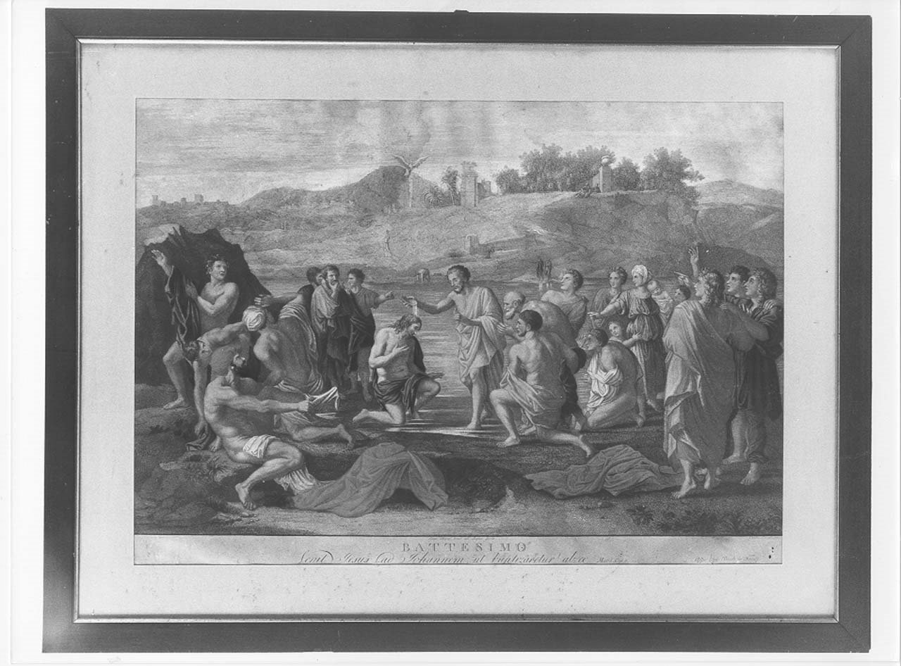 battesimo (stampa, elemento d'insieme) di Eredi Benedetto, Cecchi Giovanni Battista (sec. XIX)
