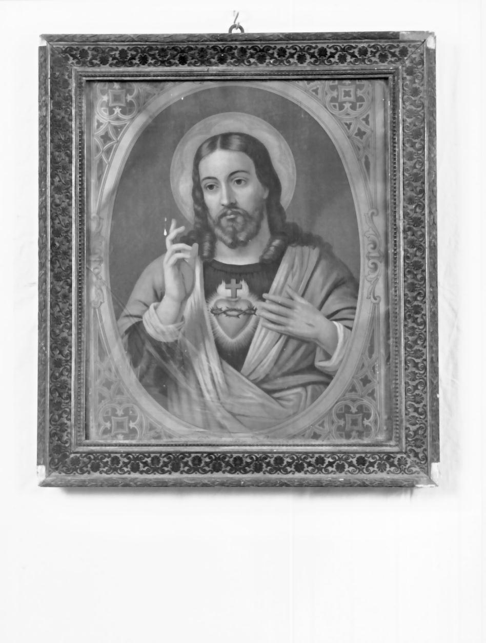Sacro Cuore di Gesù (stampa, elemento d'insieme) di Leiber Otto Ferdinand (primo quarto sec. XX)