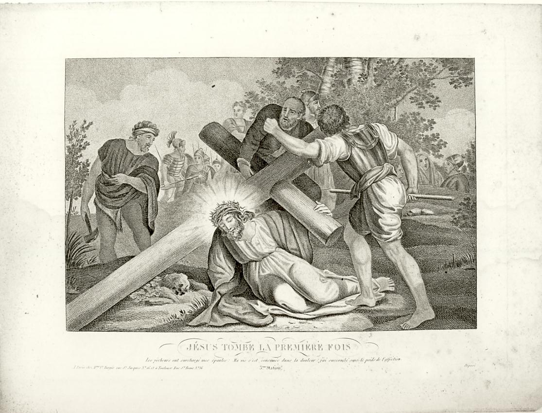 Stazioni della Via Crucis (stampa, serie) - ambito francese (prima metà sec. XIX)