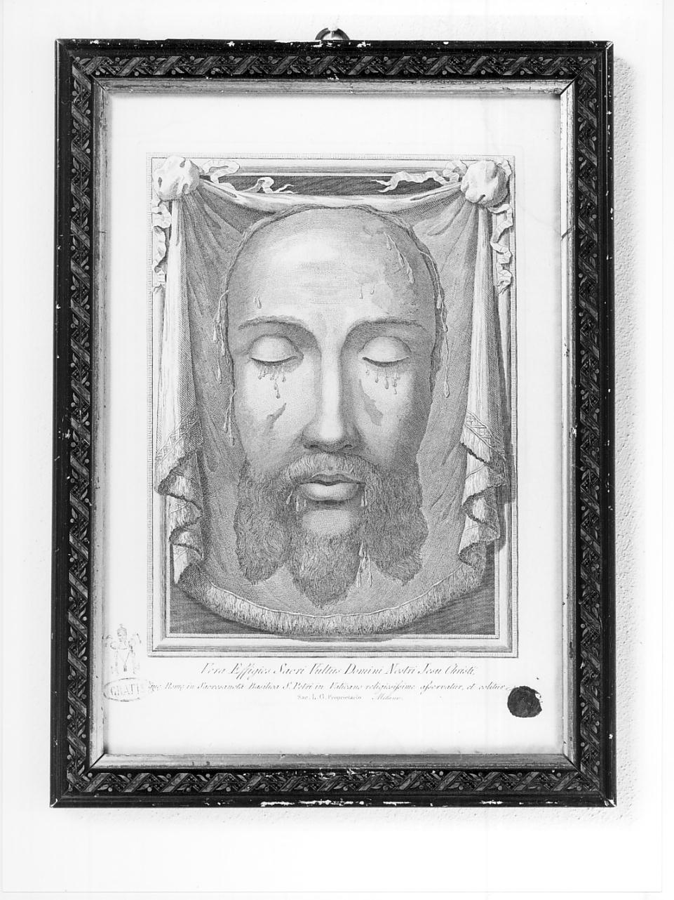 Volto Santo (stampa) - ambito lombardo (seconda metà, seconda metà sec. XVIII, sec. XIX)