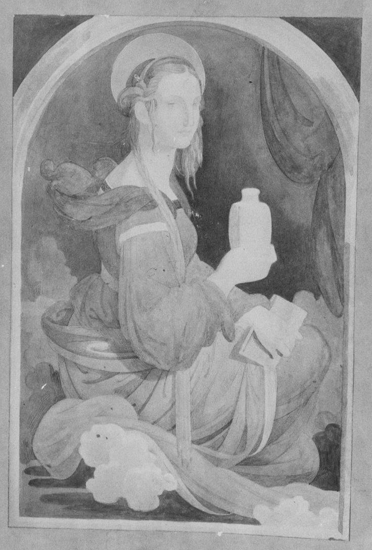 Santa Maria Maddalena (disegno, opera isolata) di Sanguinetti Giovanni (sec. XIX)