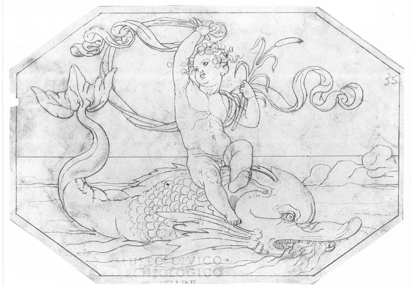 Amore (disegno, opera isolata) di Sanguinetti Giovanni (secondo quarto sec. XIX)