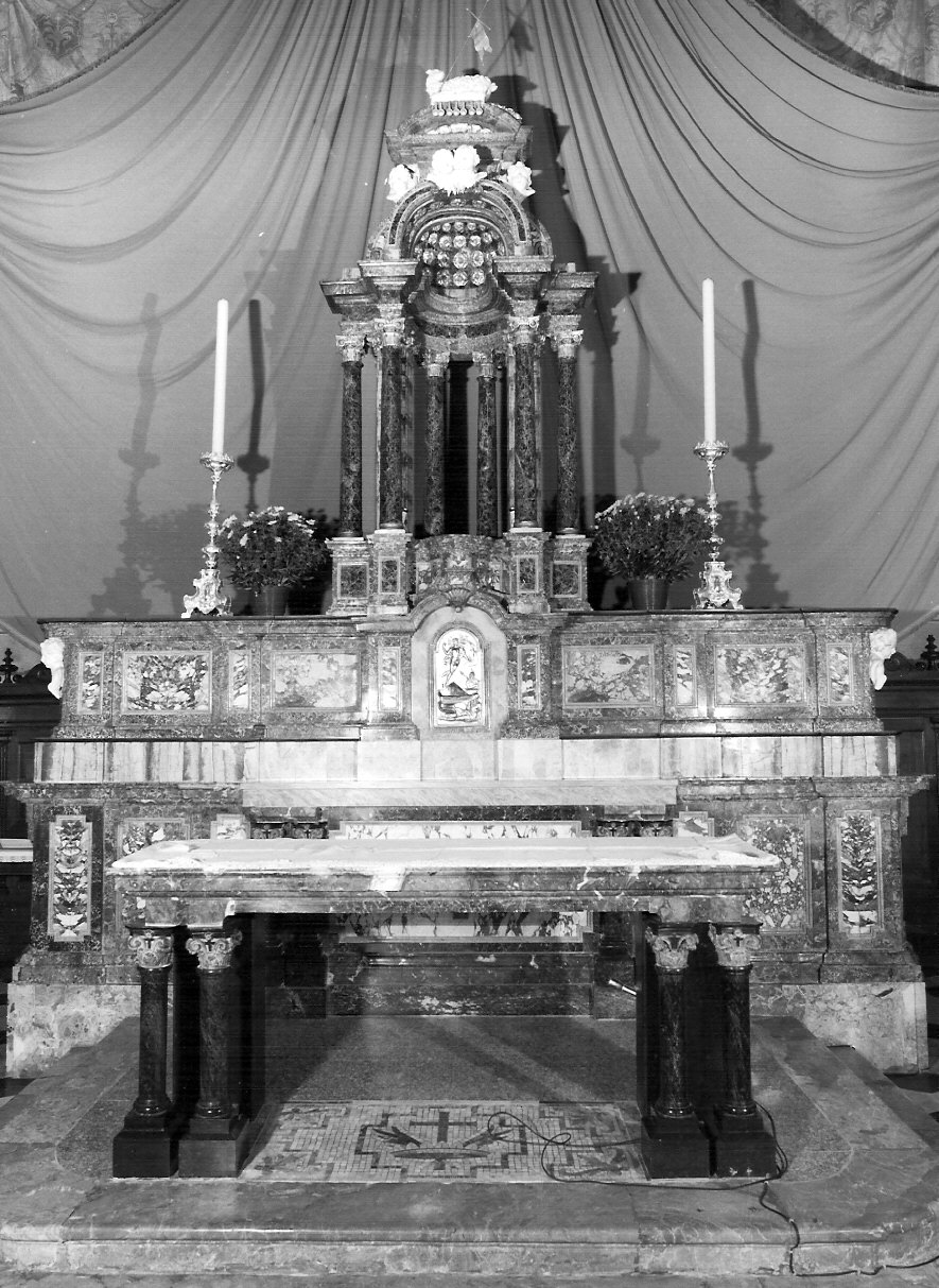 altare maggiore, opera isolata - bottega lombarda (sec. XIX)