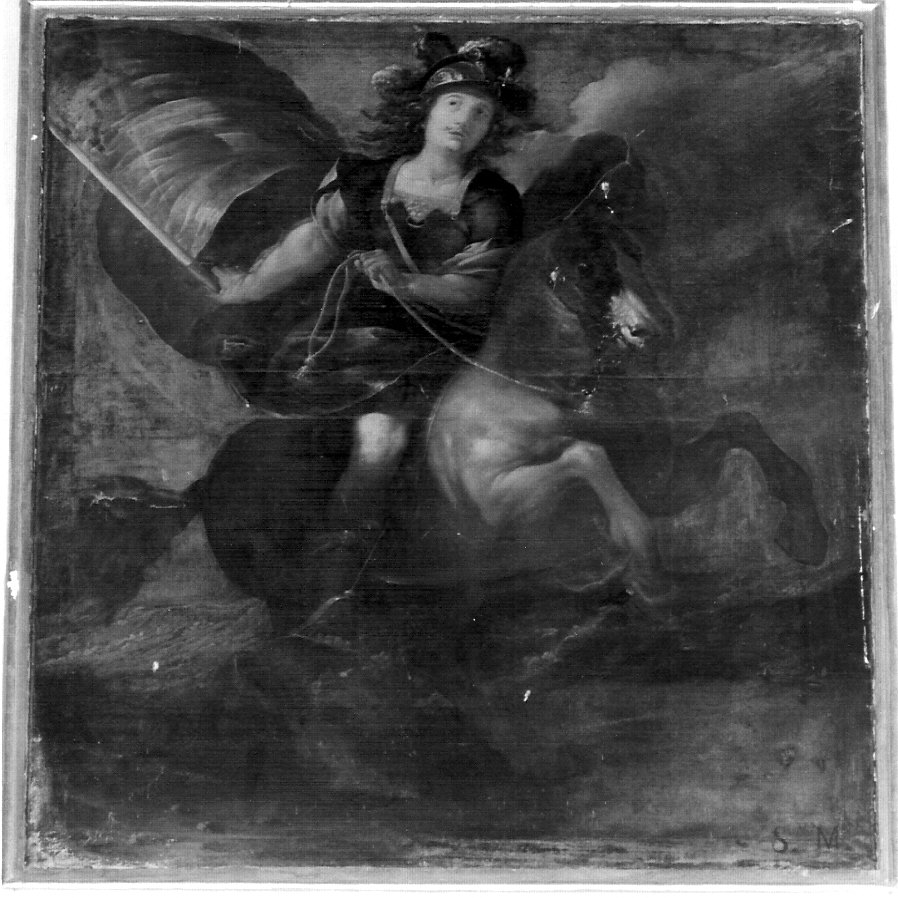 San Giorgio (dipinto, opera isolata) - ambito lombardo (sec. XVII)