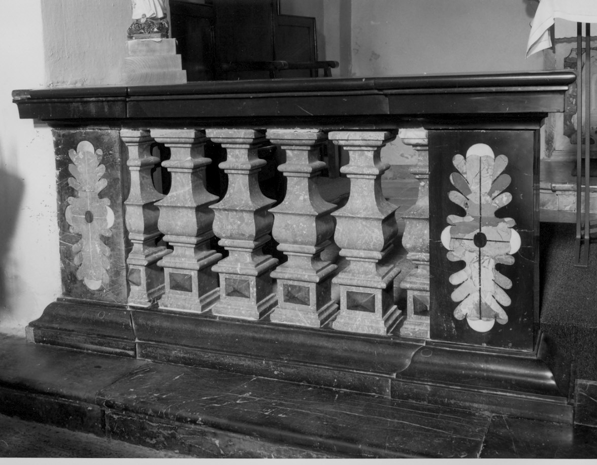 balaustrata, opera isolata - bottega lombarda (sec. XVIII)