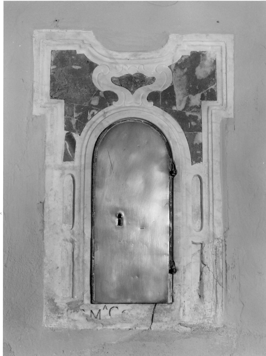 armadietto per oli santi, opera isolata - bottega lombarda (seconda metà sec. XVII)