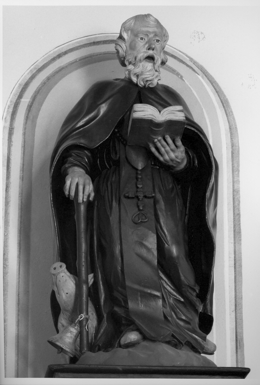 Sant'Antonio Abate (statua, opera isolata) - bottega lombarda (sec. XIX)