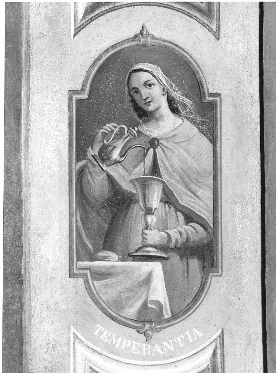 Temperanza (dipinto, elemento d'insieme) di Pusterla A (sec. XIX)