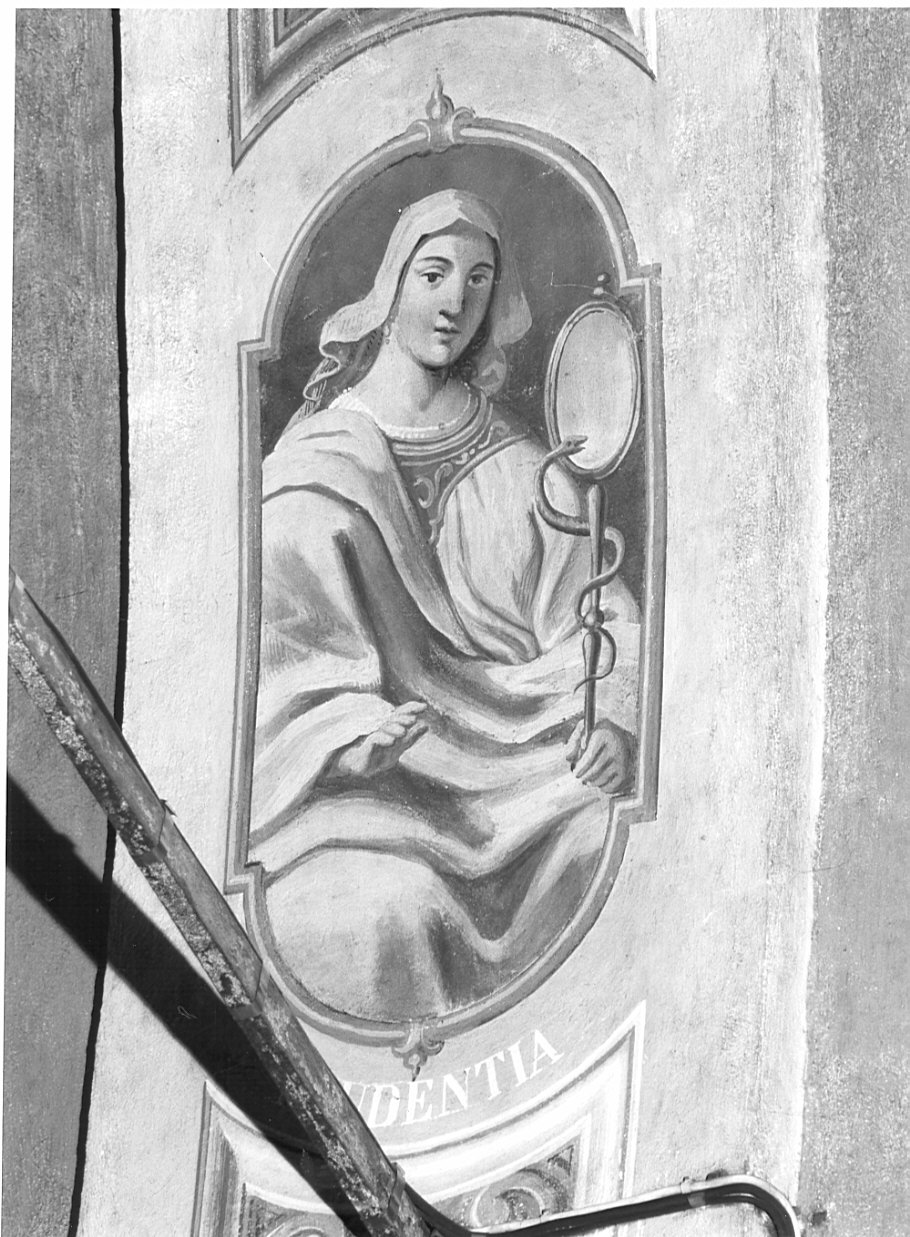 Prudenza (dipinto, elemento d'insieme) di Pusterla A (sec. XIX)