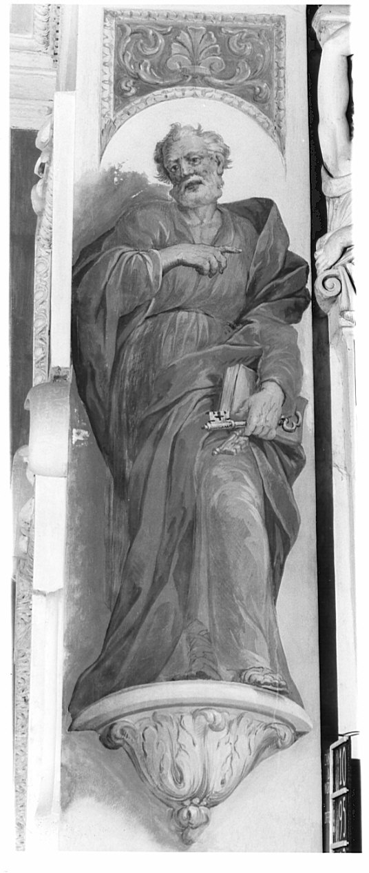 San Pietro Apostolo (dipinto, elemento d'insieme) di Bianchi Isidoro (sec. XVII)
