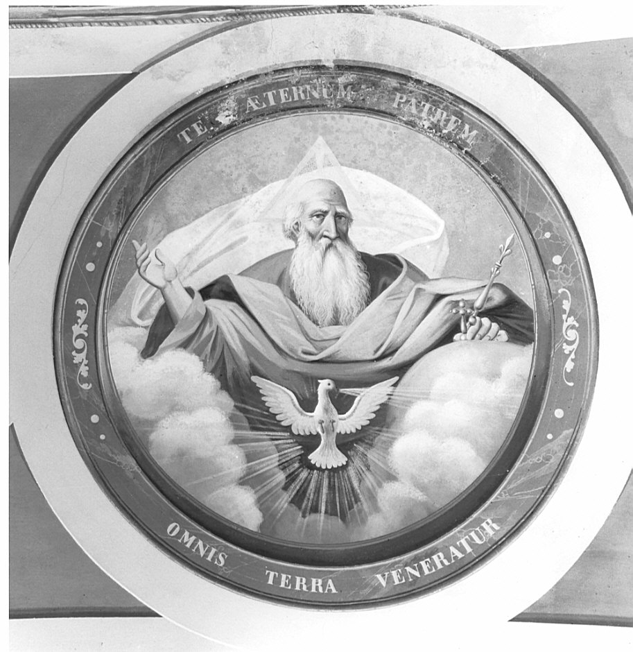 Dio Padre (dipinto, opera isolata) - ambito lombardo (seconda metà sec. XIX)