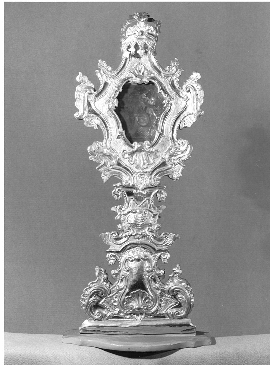 reliquiario - a ostensorio, opera isolata - bottega lombarda (sec. XVIII)