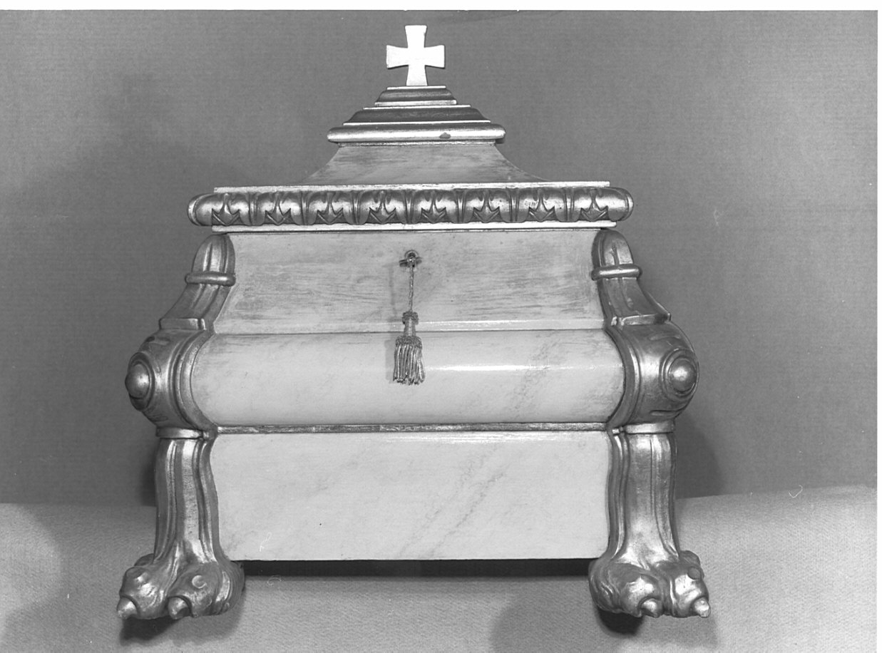 custodia, opera isolata - bottega lombarda (sec. XVIII)