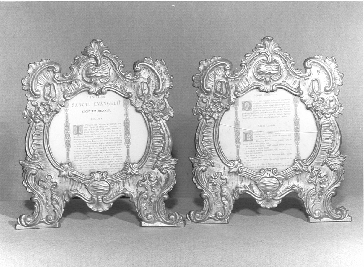 cartagloria, coppia - bottega lombarda (prima metà sec. XVIII)