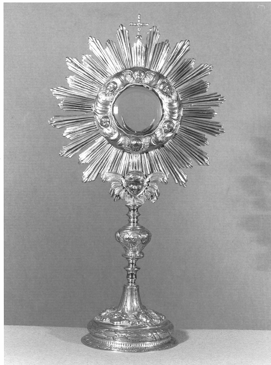 ostensorio, opera isolata - bottega lombarda (sec. XVIII)