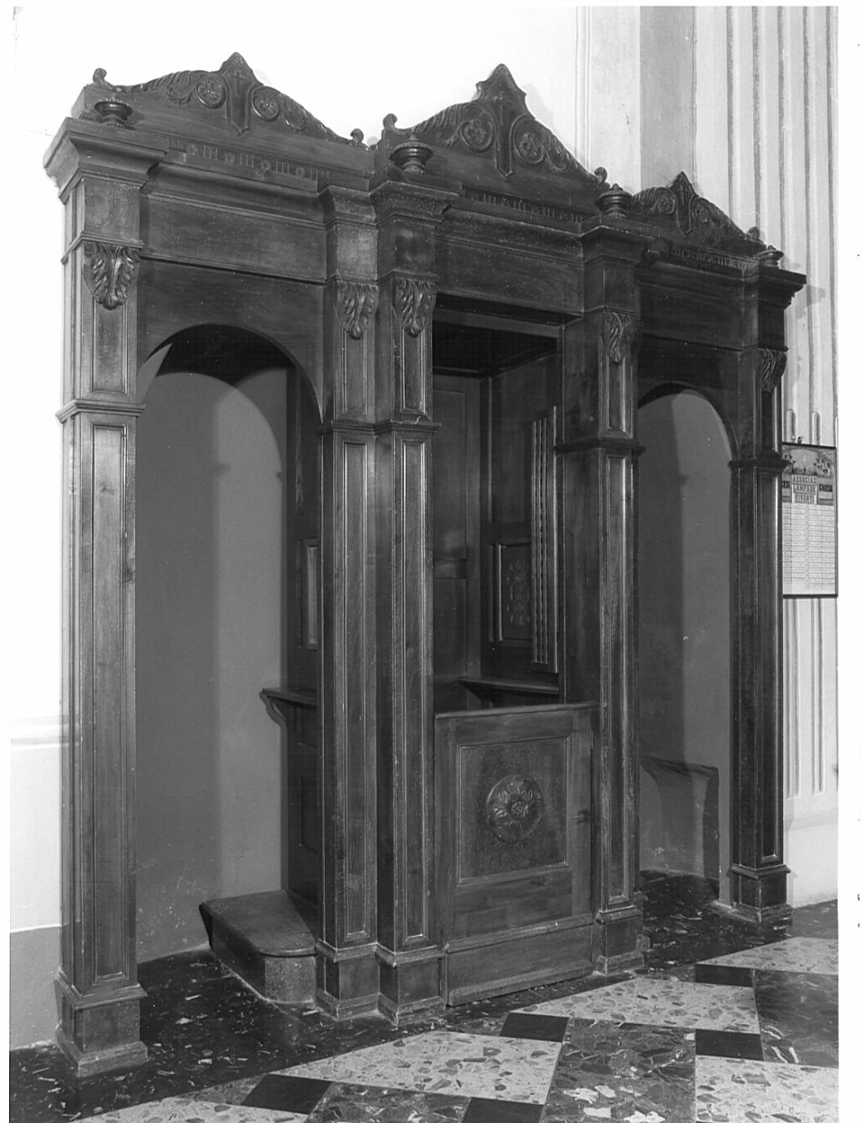 confessionale, coppia - bottega lombarda (sec. XX)