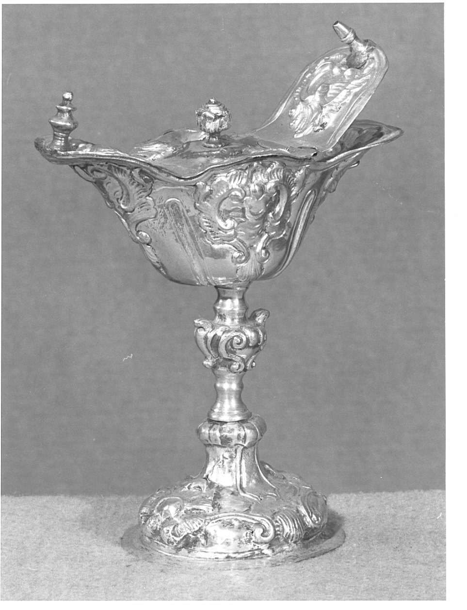 navicella portaincenso, opera isolata - manifattura lombarda (sec. XVIII)