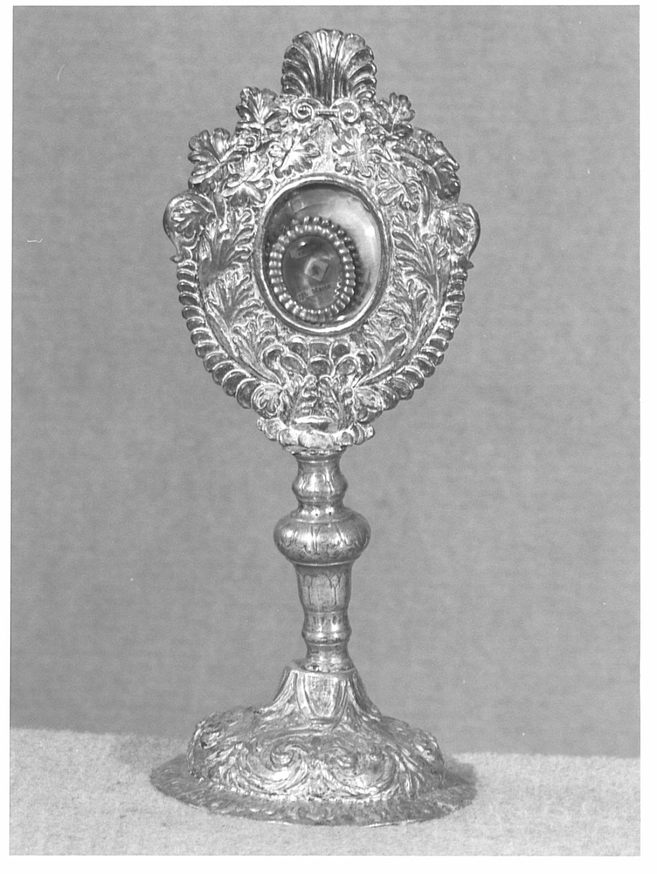 reliquiario - a ostensorio, opera isolata - bottega Italia meridionale (sec. XIX)